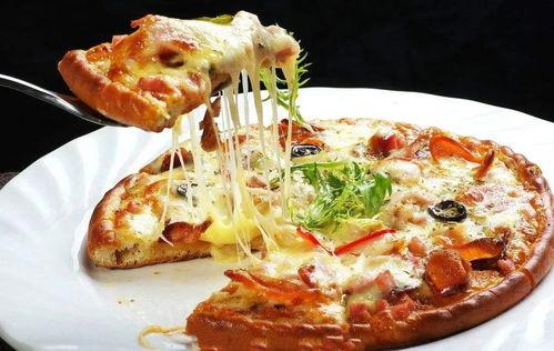 网红神教可口的披萨,一口咬下，美味无限