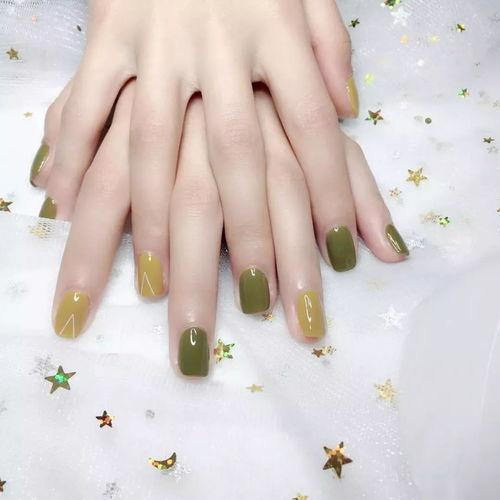 网红款全绿色指甲灯,打造网红专属绿色梦幻指尖艺术”